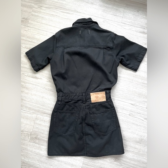 Rag & Bone black denim mini dress - Picture 2 of 7